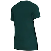 Ensemble pyjama en flanelle avec t-shirt et pantalon Avondale de New York Jets Sport vert/noir pour femme