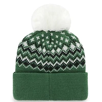 Women's '47 Green New York Jets Elsa Cuffed Knit Hat with Pom