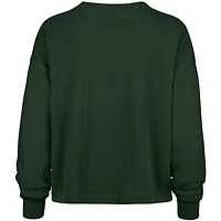 T-shirt surdimensionné à manches longues pour femme, vert, New York Jets, Outreach City, 47