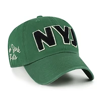 Women's '47  Green New York Jets Zoey Clean Up Adjustable Hat