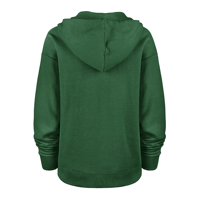 Sweat à capuche Clarity Kennedy « 47 Kelly Green » pour femme, grande taille, des New York Jets