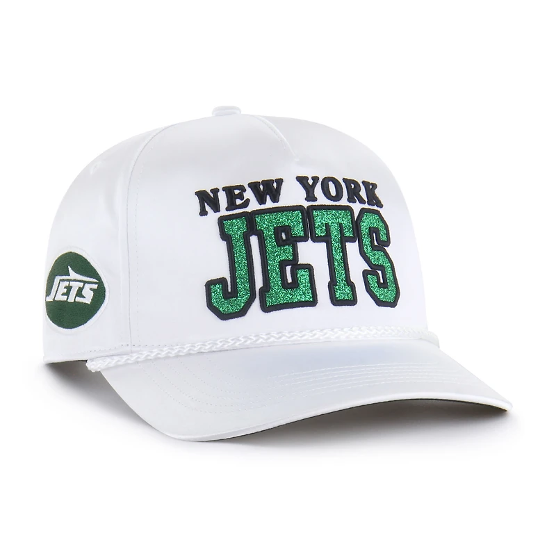 Casquette ajustable Outspoken Hitch blanche '47 des New York Jets pour femme