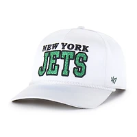 Women's '47  White New York Jets Outspoken Hitch Adjustable Hat
