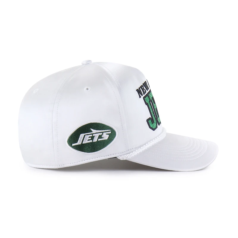 Women's '47  White New York Jets Outspoken Hitch Adjustable Hat
