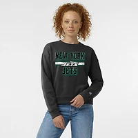 Sweat-shirt en polaire Powerblend noir Champion pour femme, New York Jets