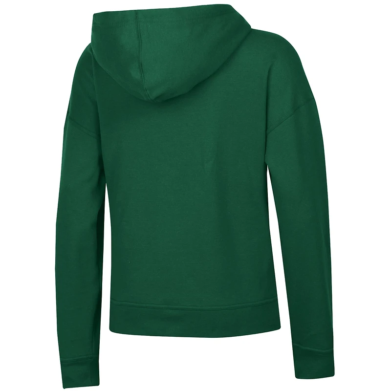Sweat à capuche Powerblend vert Champion pour femme des New York Jets