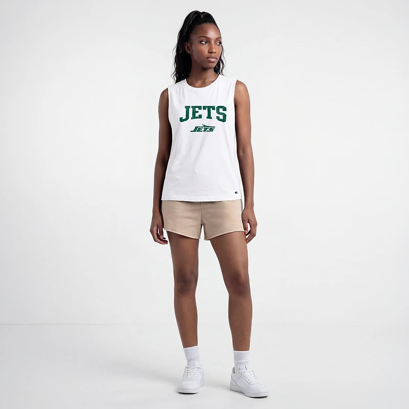 Débardeur blanc Champion pour femme, New York Jets.