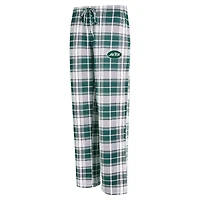 Women's Concepts Sport Green New York Jets Ashford Plaid Knit Pants