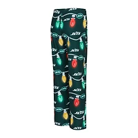 Women's Concepts Sport  Green New York Jets Garland Knit Raglan Long Sleeve Top & Pants Set