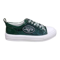 Baskets à paillettes Cuce Green New York Jets Team pour femmes