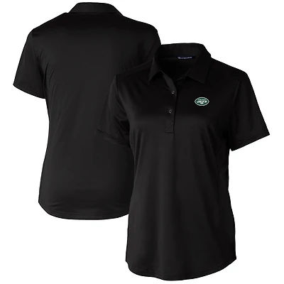 Polo extensible texturé Prospect pour femme Cutter & Buck, noir, des New York Jets