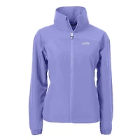 Women's Cutter & Buck  Purple New York Jets Charter Eco Recycled Full-Zip Jacket