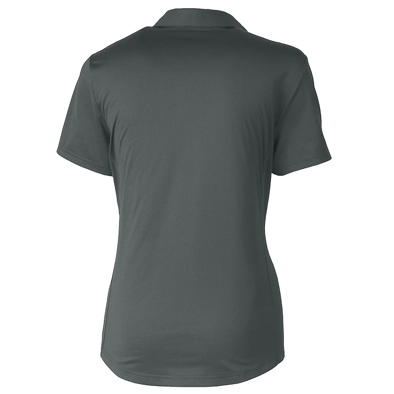 Polo extensible texturé Prospect pour femme Cutter & Buck Steel des New York Jets