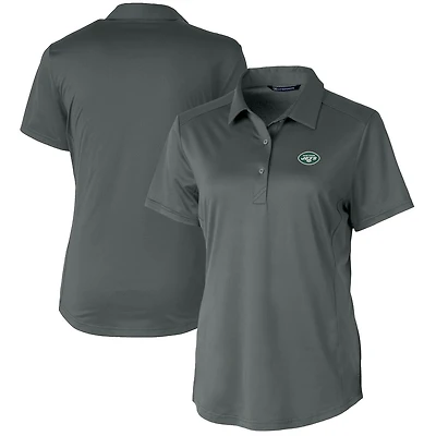 Polo extensible texturé Prospect pour femme Cutter & Buck Steel des New York Jets