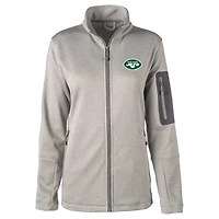 Veste Dunbrooke Heather Charcoal New York Jets Freestyle Teflon Shield pour femme