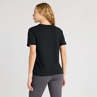 Women's Fanatics Black New York Jets Essential Legacy T-Shirt