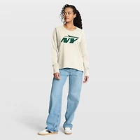 Women's Fanatics Cream New York Jets Dove Legacy Long Sleeve T-Shirt