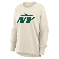 Women's Fanatics Cream New York Jets Dove Legacy Long Sleeve T-Shirt