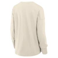 Women's Fanatics Cream New York Jets Dove Legacy Long Sleeve T-Shirt