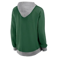 Sweat à capuche entièrement zippé vert New York Jets Hit It de Fanatics pour femmes