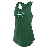 Débardeur Fanatics vert pour femme New York Jets Iron Fan