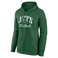 Sweat à capuche vert New York Jets Victory Script Fanatics pour femmes