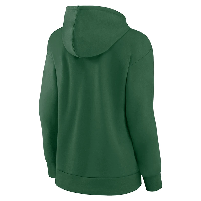 Sweat à capuche vert New York Jets Victory Script Fanatics pour femmes
