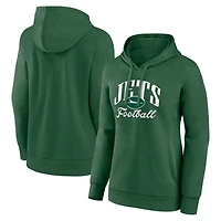 Sweat à capuche vert New York Jets Victory Script Fanatics pour femmes