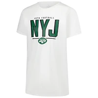 Women's Fanatics White New York Jets Cheerleader T-Shirt