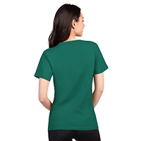 T-shirt à col rond ultra-mince et léger G-III 4Her par Carl Banks pour femme, vert, des New York Jets