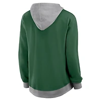 Women's  Green New York Jets Hit It French Terry Full-Zip Hoodie