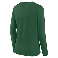 Women's Logo Athletic Green New York Jets Grip Long Sleeve T-Shirt