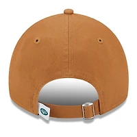 Casquette réglable New Era marron New York Jets Main Core Classic 2.0 9TWENTY pour femme