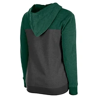 Sweat à capuche entièrement zippé blocs de couleurs New Era York Jets pour femme vert