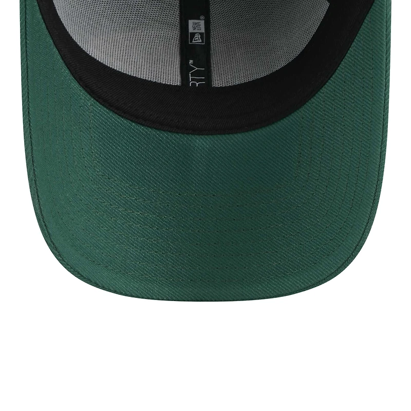 Casquette 9FORTY ajustable simple New Era New York Jets pour femme verte