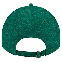 Casquette réglable verte New Era New York Jets Smiley 9TWENTY pour femme