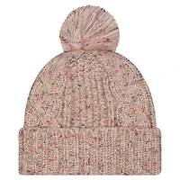Women's New Era Stone New York Jets Trendy Tone Cuffed Knit Hat with Pom