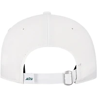 Casquette ajustable New Era New York Jets Main Core Classic 2.0 9TWENTY pour femme blanche
