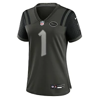 Women's Nike Ahmad Sauce Gardner Gotham Green New York Jets 2025 Rivalries Collection Game Jersey