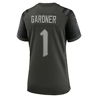 Women's Nike Ahmad Sauce Gardner Gotham Green New York Jets 2025 Rivalries Collection Game Jersey