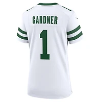 Women's Nike Ahmad Sauce Gardner Legacy White New York Jets Game Player Jersey