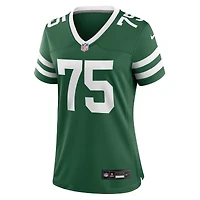 Maillot Nike Alijah Vera-Tucker Legacy Green pour femme des New York Jets