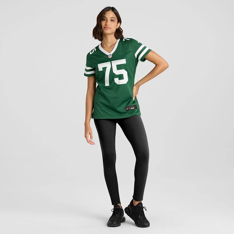 Maillot Nike Alijah Vera-Tucker Legacy Green pour femme des New York Jets