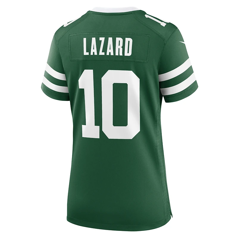 Maillot de match Nike Allen Lazard Legacy Green des New York Jets pour femme