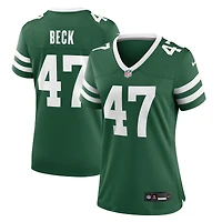 Maillot Nike Andrew Beck Legacy Green pour femme des New York Jets