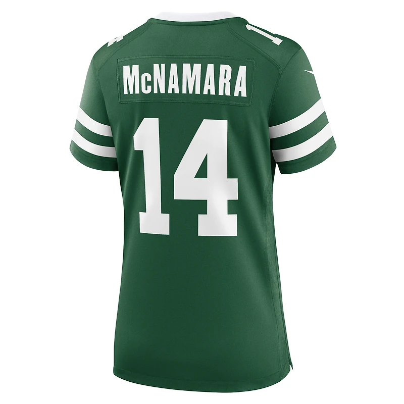 Maillot Nike Austin McNamara Legacy Green pour femme des New York Jets