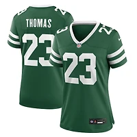 Women's Nike Azareye'h Thomas Legacy Green New York Jets Team Game Jersey