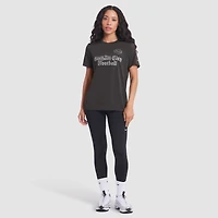 T-shirt Nike noir pour femme, collection Rivalités 2025, New York Jets, Sideline Velocity Dri-FIT