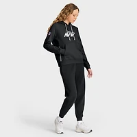 Women's Nike Black New York Jets Sideline Standard Issue Initial Home Dri-FIT Hoodie
