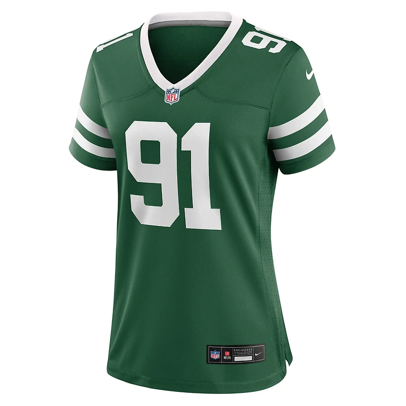 Maillot Nike Braiden McGregor Legacy Green pour femme des New York Jets